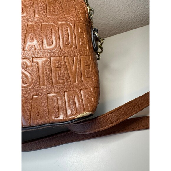 Steve Madden | Brown Logo Crossbody Bag - Picture 5 of 7